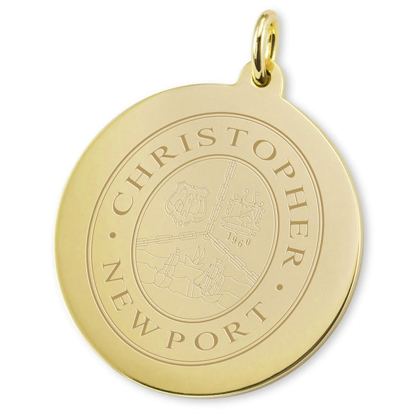 Christopher Newport University 18K Gold Charm Shot #2