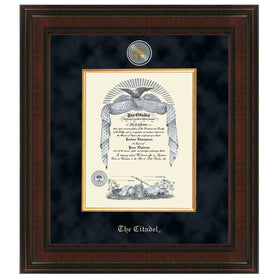 Citadel Diploma Frame - Excelsior Shot #1