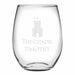 Citadel Stemless Wine Glasses Made in the USA - Set of 4