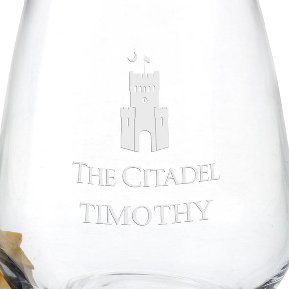 Citadel Stemless Wine Glasses - Set of 4 Shot #3