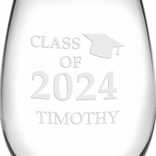 Class of 2024 13 oz Glass Coffee Mug Shot #3