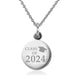 Class of 2024 Necklace with Charm in Sterling Silver