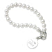 Class of 2024 Pearl Bracelet with Sterling Silver Charm