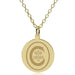 Clemson 18K Gold Pendant & Chain