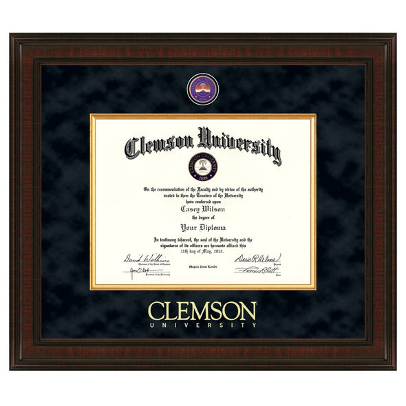 Clemson Excelsior Diploma Frame Shot #1