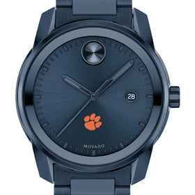 Clemson Men&#39;s Movado BOLD Blue Ion with Date Window Shot #1