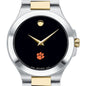 Clemson Men's Movado Collection Two-Tone Watch with Black Dial Shot #1