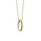 Clemson Monica Rich Kosann "Carpe Diem" Poesy Ring Necklace in Gold Shot #1