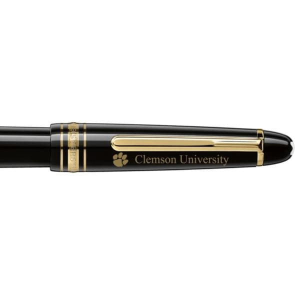 Clemson Montblanc Meisterstück Classique Fountain Pen in Gold Shot #2