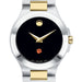 Clemson Women's Movado Collection Two-Tone Watch with Black Dial
