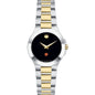 Clemson Women's Movado Collection Two-Tone Watch with Black Dial Shot #2