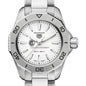 Clemson Women's TAG Heuer Steel Aquaracer with Silver Dial Shot #1