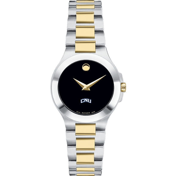 CNU Women&#39;s Movado Collection Two-Tone Watch with Black Dial Shot #2