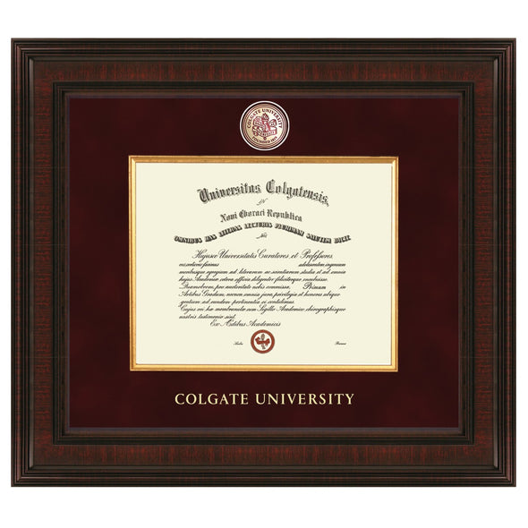 Colgate Excelsior Diploma Frame Shot #1