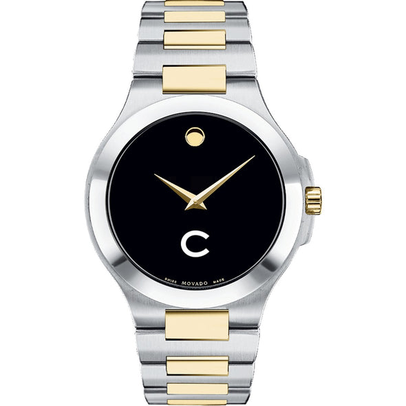 Colgate Men&#39;s Movado Collection Two-Tone Watch with Black Dial Shot #2