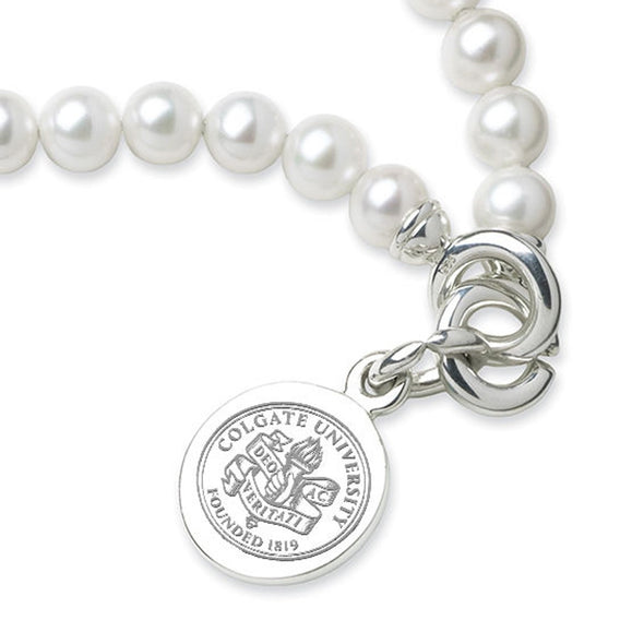Colgate Pearl Bracelet with Sterling Silver Charm Shot #2