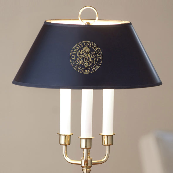 Colgate University Lamp in Brass &amp; Marble Shot #2