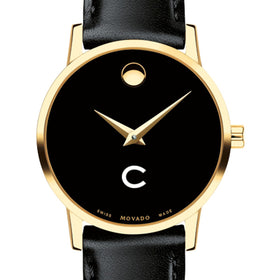 Colgate Women&#39;s Movado Gold Museum Classic Leather Shot #1