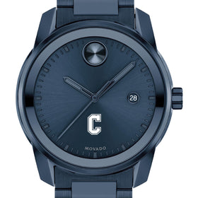 College of Charleston Men&#39;s Movado BOLD Blue Ion with Date Window Shot #1
