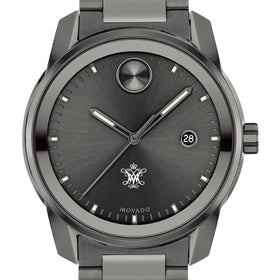 College of William &amp; Mary Men&#39;s Movado BOLD Gunmetal Grey with Date Window Shot #1