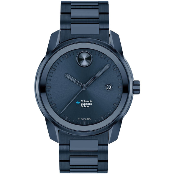 Columbia Business School Men&#39;s Movado BOLD Blue Ion with Date Window Shot #2