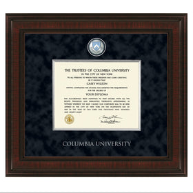 Columbia Diploma Frame - Excelsior Shot #1