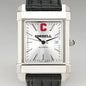 Cornell Men's Collegiate Watch with Leather Strap Shot #1