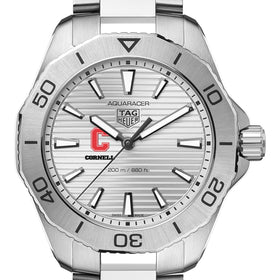 Cornell Men&#39;s TAG Heuer Steel Aquaracer with Silver Dial Shot #1