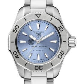 Cornell Women&#39;s TAG Heuer Steel Aquaracer with Blue Sunray Dial Shot #1
