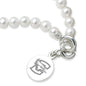Creighton Pearl Bracelet with Sterling Silver Charm Shot #2