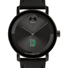Dartmouth College Men&#39;s Movado BOLD with Black Leather Strap Shot #1