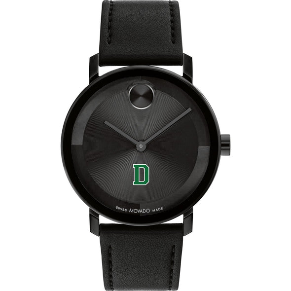 Dartmouth College Men&#39;s Movado BOLD with Black Leather Strap Shot #2