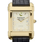 Dartmouth Men's Gold Quad with Leather Strap Shot #1