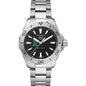 Dartmouth Men's TAG Heuer Steel Aquaracer with Black Dial Shot #2