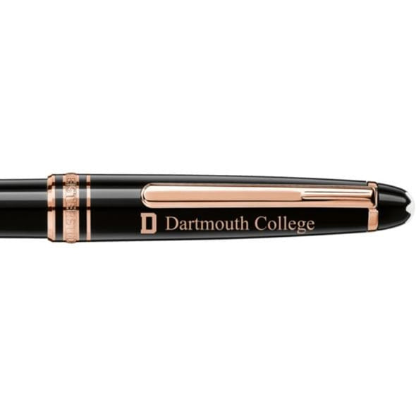 Dartmouth Montblanc Meisterstück Classique Ballpoint Pen in Red Gold Shot #2