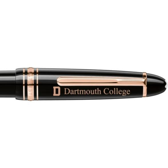 Dartmouth Montblanc Meisterstück LeGrand Ballpoint Pen in Red Gold Shot #2