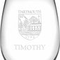 Dartmouth Stemless Wine Glasses Made in the USA - Set of 2 Shot #3