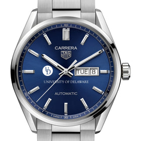 Delaware Men&#39;s TAG Heuer Carrera with Blue Dial &amp; Day-Date Window Shot #1