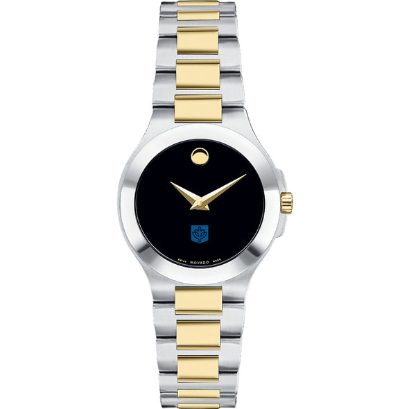 DePaul Women&#39;s Movado Collection Two-Tone Watch with Black Dial Shot #2