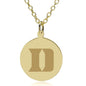 Duke 14K Gold Pendant & Chain Shot #2