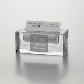Duke Fuqua Glass Business Cardholder by Simon Pearce Shot #1
