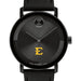 East Tennessee State University Men's Movado BOLD with Black Leather Strap