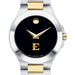 East Tennessee State Women's Movado Collection Two-Tone Watch with Black Dial