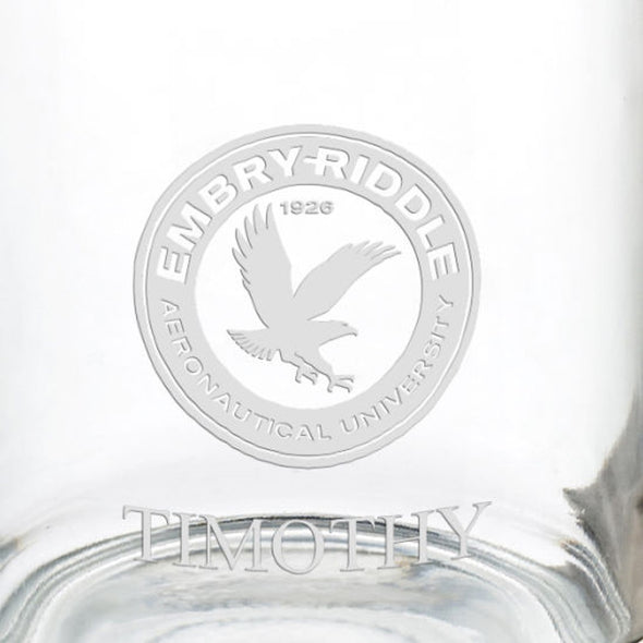 Embry-Riddle 13 oz Glass Coffee Mug Shot #3