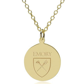 Emory 14K Gold Pendant &amp; Chain Shot #1