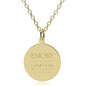 Emory Goizueta 18K Gold Pendant & Chain Shot #1