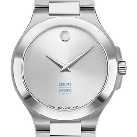 Emory Goizueta Men&#39;s Movado Collection Stainless Steel Watch with Silver Dial Shot #1