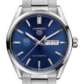 Emory Men&#39;s TAG Heuer Carrera with Blue Dial &amp; Day-Date Window Shot #1