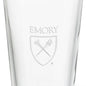 Emory University 16 oz Pint Glass- Set of 2 Shot #3
