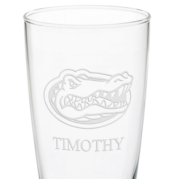 Florida Gators 20oz Pilsner Glasses - Set of 2 Shot #3